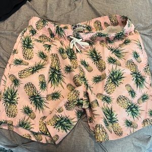 Mens Pineapple Bathing Suit